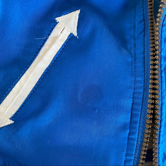 OshKosh B’Gosh Red, white, and blue vintage-style bomber jacket, 18 mos. - Picture 6 of 11